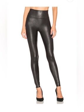 SPANX Faux Leather High Waist Leggings